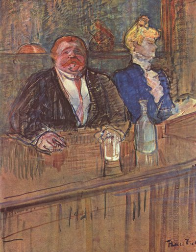 The Bar by Henri de Toulouse Lautrec